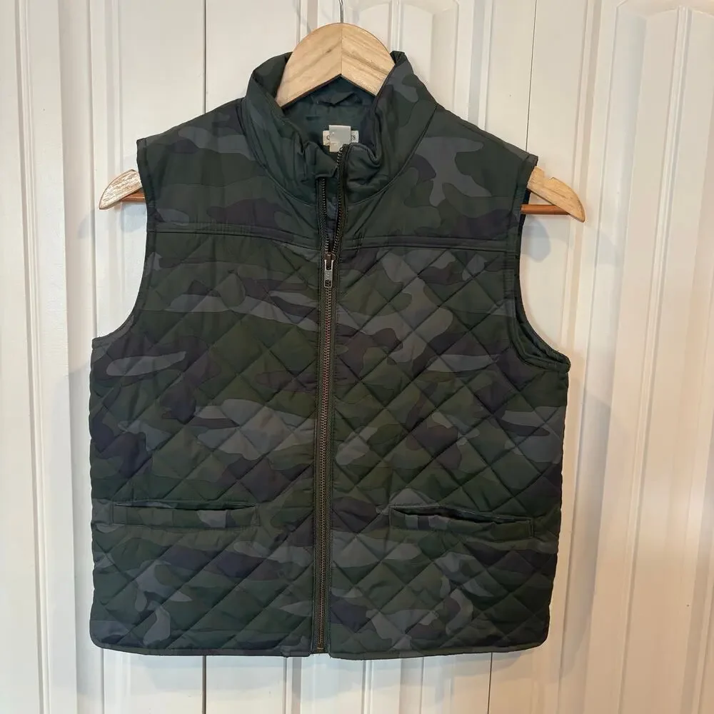 Crewcuts Green Camo Vest Size‎ 10